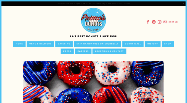 primosdonuts.com