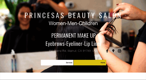 princesasbeautysalon.com