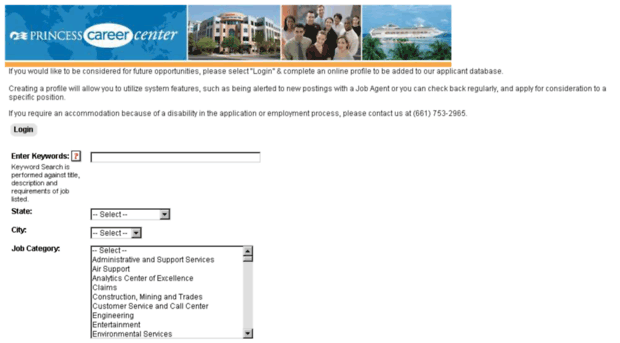 princess.apply2jobs.com