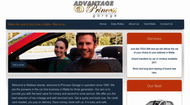 princesscarhire.com