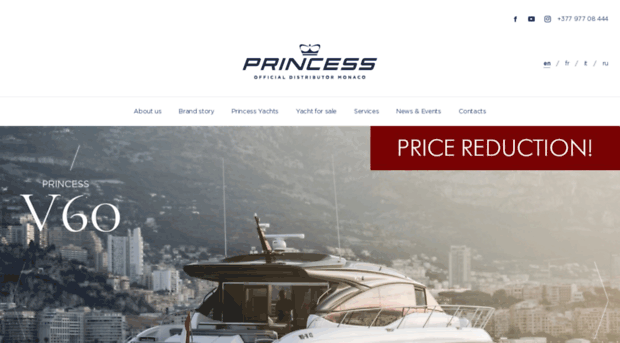 princessyachtsmonaco.com