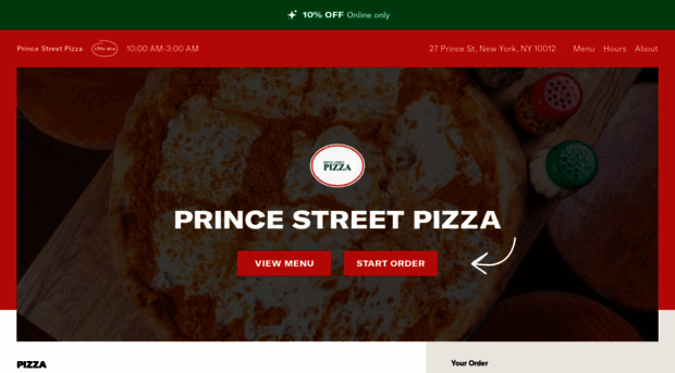 princestreetpizzamenu.com