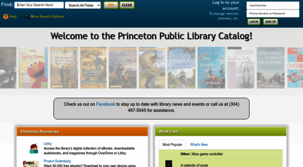 princetonwv.biblionix.com