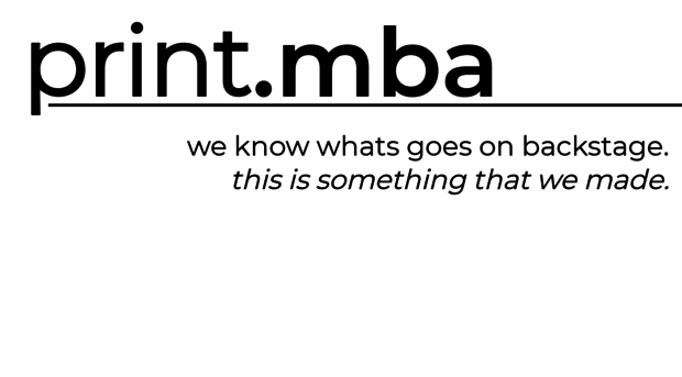 print.mba