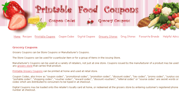 printable-food-coupons.com