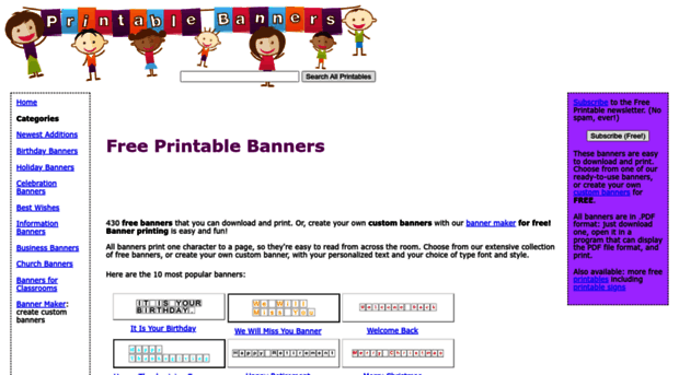 printablebanners.net