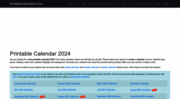 printablecalendar4ucom printable calendar 2022 year printable
