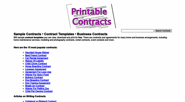 printablecontracts.com
