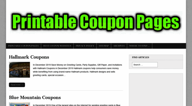 printablecouponpages.com