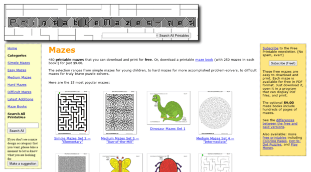printablemazes.net