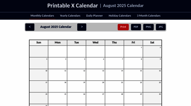 printablexcalendar.com