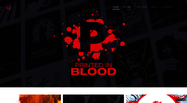 printedinblood.com