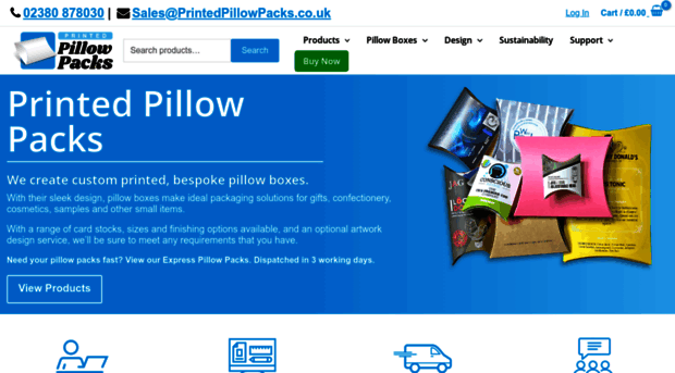 printedpillowpacks.co.uk