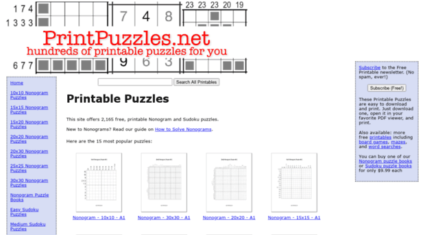 printpuzzles.net