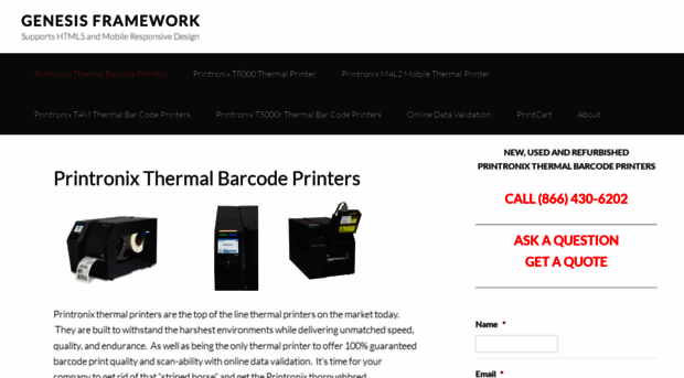 printronixthermalprinters.com