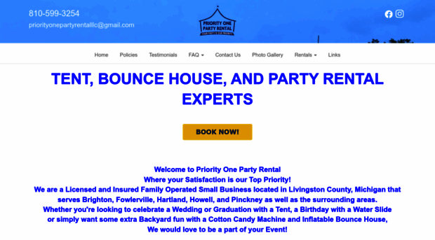 priority1partyrental.com