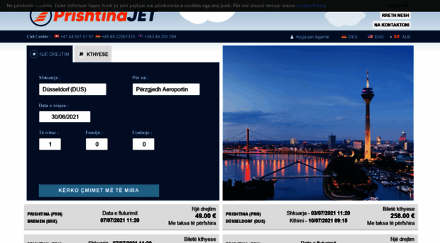 prishtinajet.com