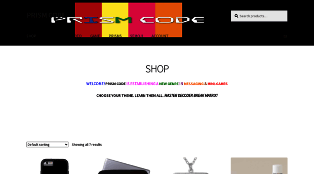 prismcodeshop.com