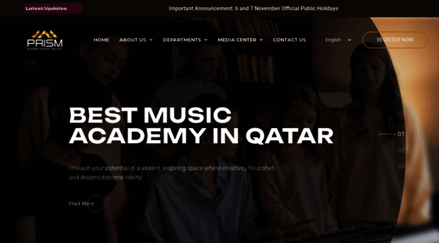 prismmusicandarts.com