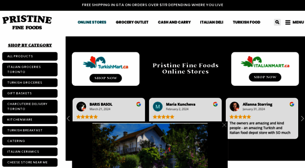 pristinefinefoods.com