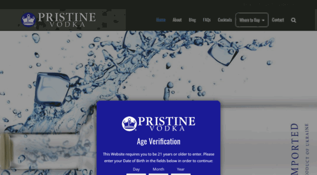 pristinevodka.com