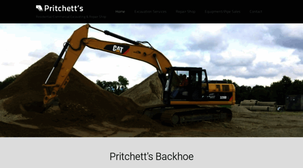 pritchettsbackhoe.com