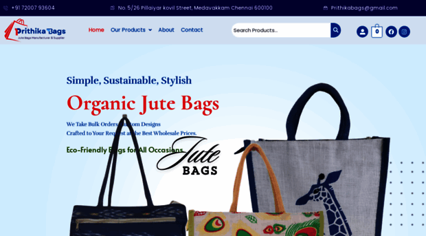 prithikabags.com