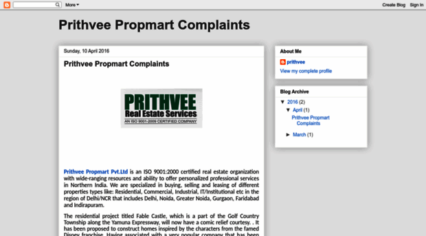 prithvee-propmart-complaints.blogspot.in