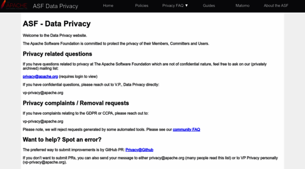 privacy.apache.org