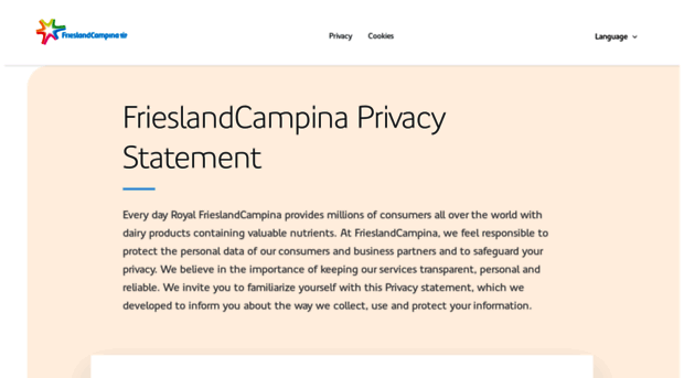 privacy.frieslandcampina.com