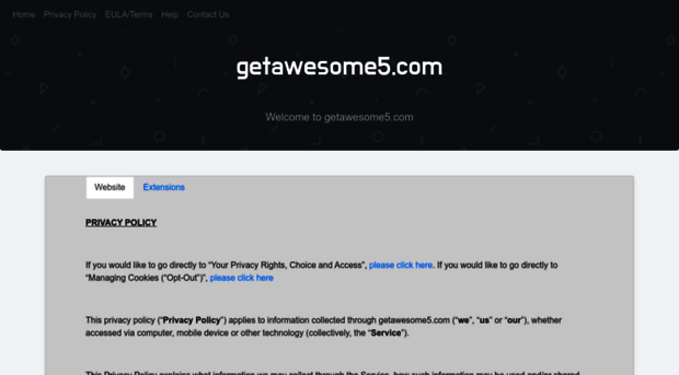 privacy.getawesome5.com