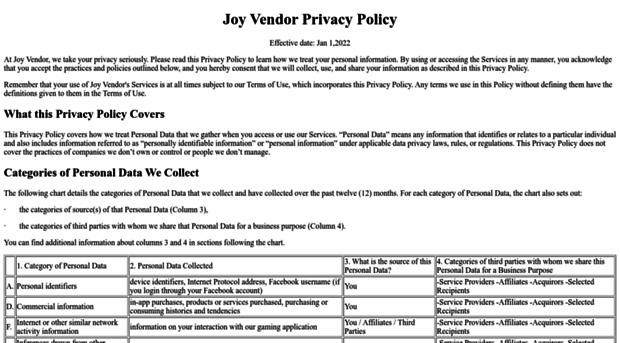 privacy.joyvendor.net