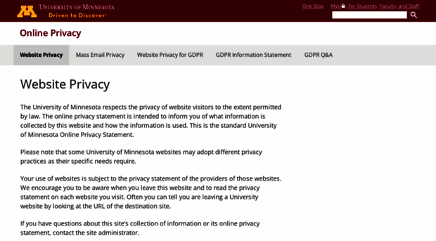 privacy.umn.edu