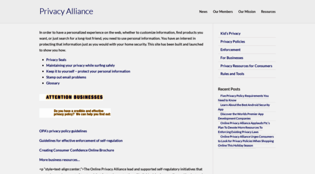 privacyalliance.org