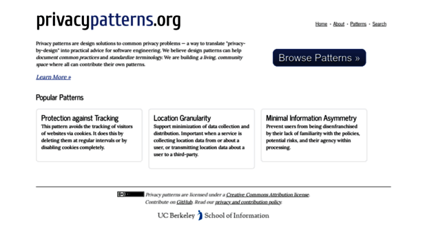 privacypatterns.org