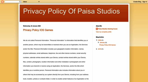 privacypolicypaisastudios.blogspot.com