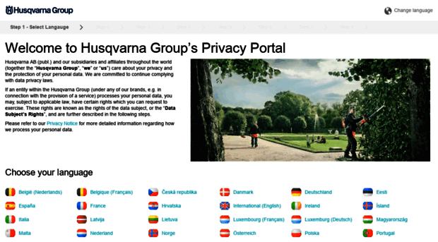 privacyportal.husqvarnagroup.com