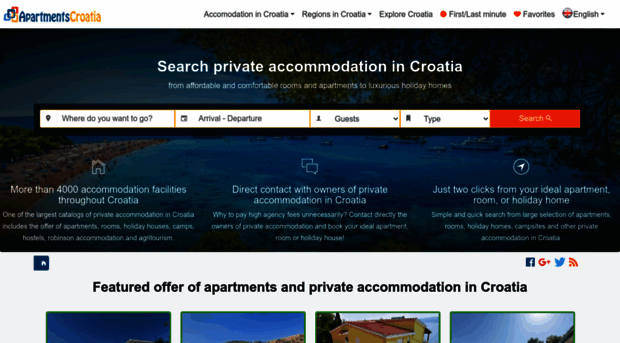 private-apartments-croatia.com