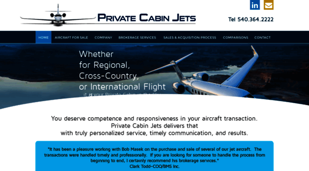 privatecabinjets.com