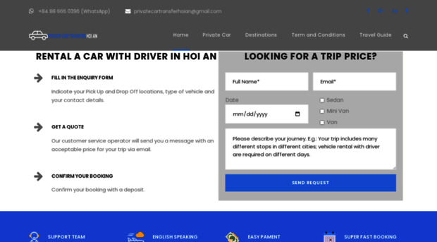 privatecartransferhoian.com