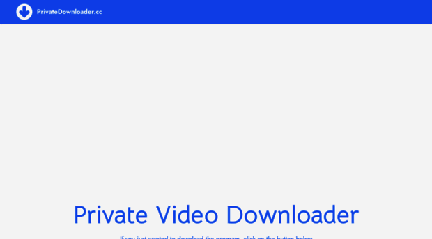 privatedownloader.cc