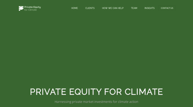 privateequityforclimate.com