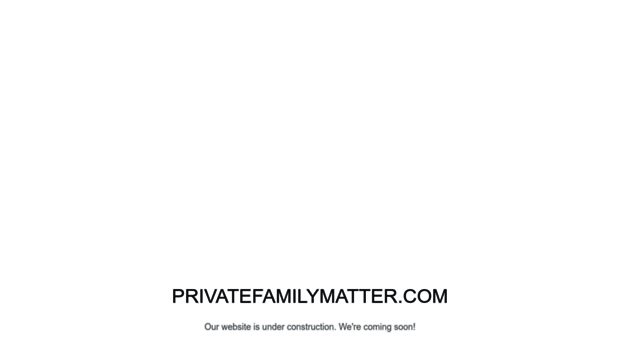 privatefamilymatter.com