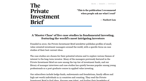 privateinvestmentbrief.com