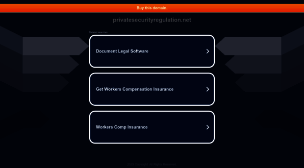 privatesecurityregulation.net