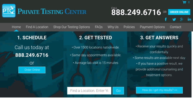 privatetestingcenter.com