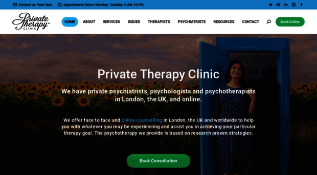 privatetherapyclinic.co.uk