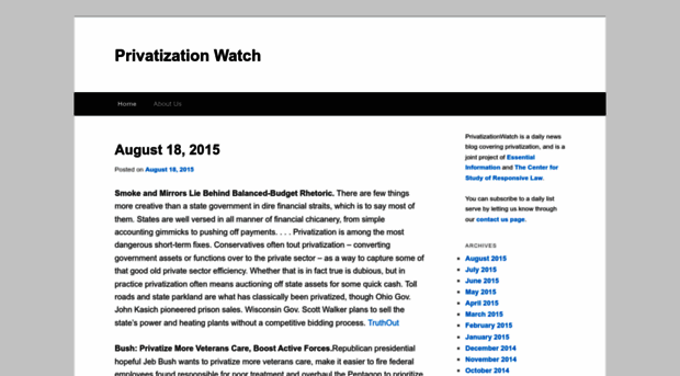 privatizationwatch.org