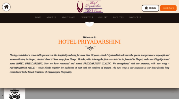 priyadarshinihotels.com