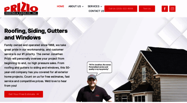 prizioroofingandsiding.com